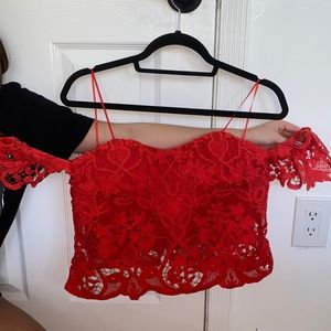 Strapless Off the Shoulder Blouse